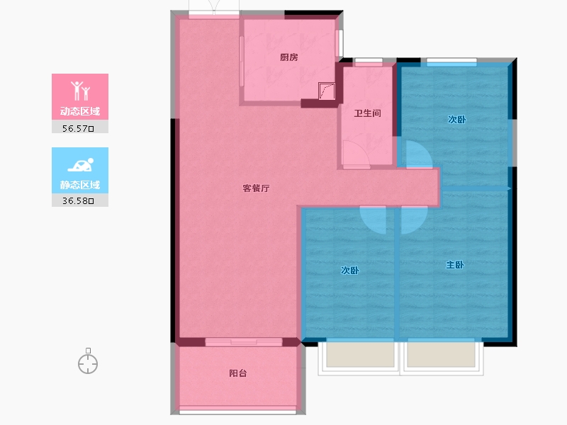 河南省-郑州市-海马公园-84.01-户型库-动静分区