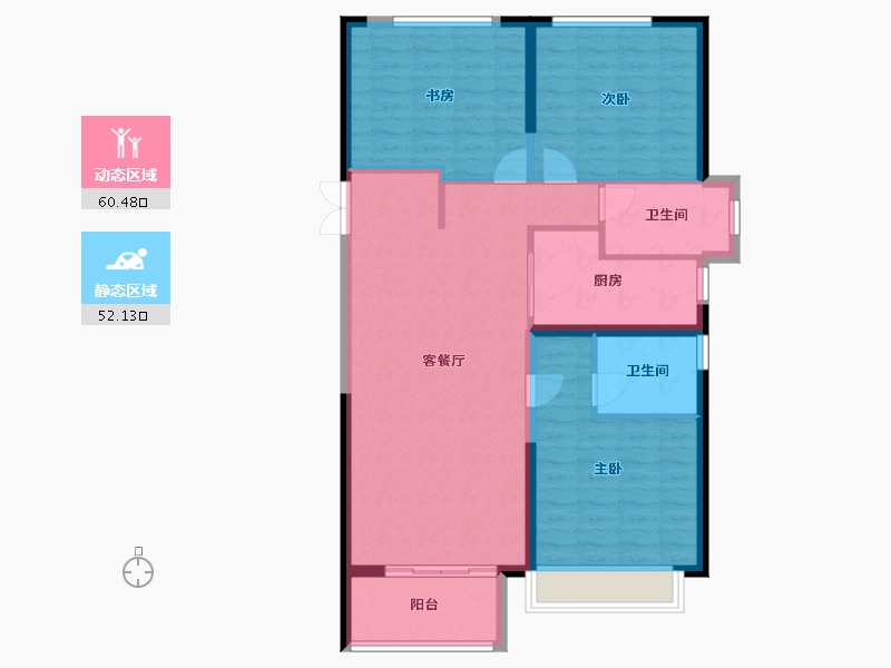 河南省-郑州市-海马公园-102.41-户型库-动静分区