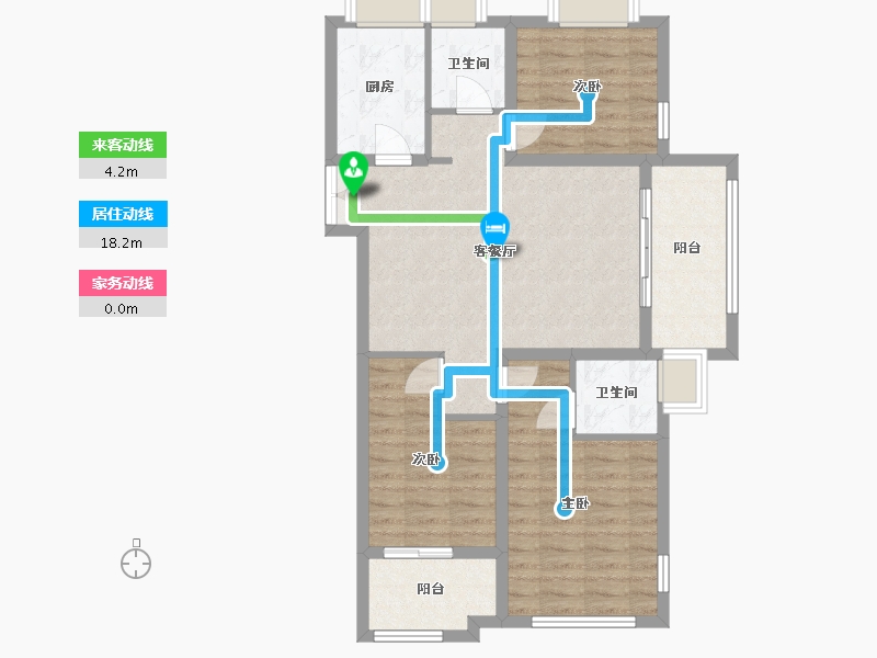 福建省-福州市-罗旺苑-113.00-户型库-动静线