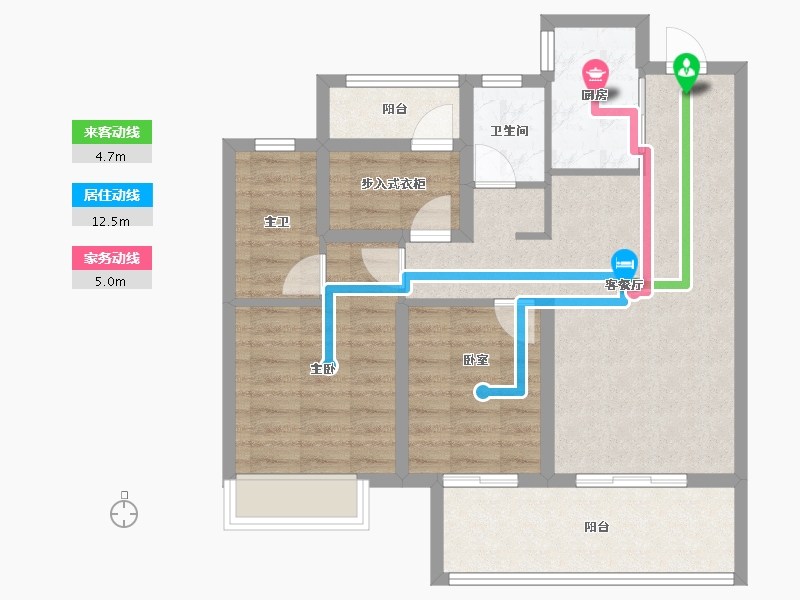 河南省-郑州市-保利·天汇-78.96-户型库-动静线