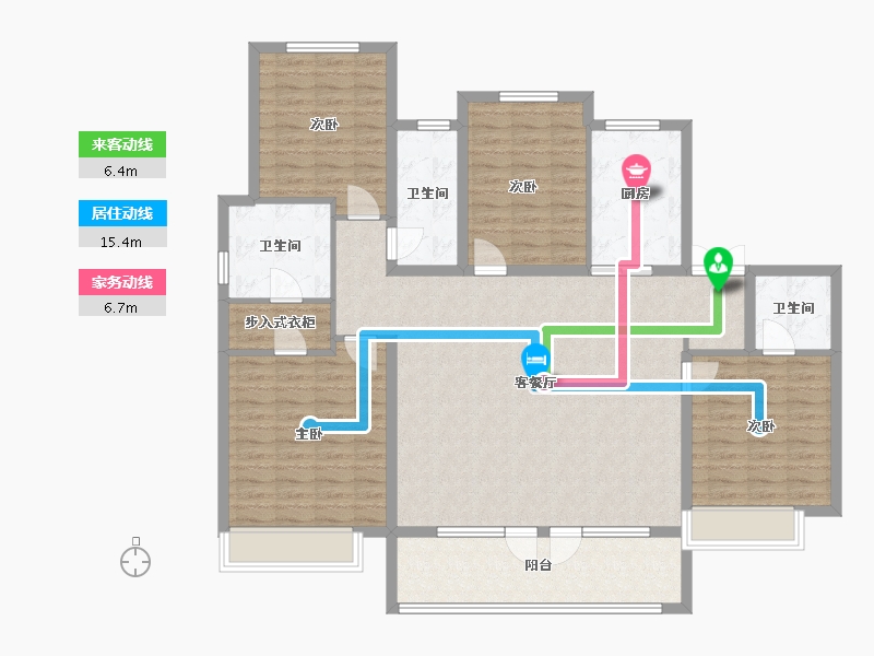 山东省-青岛市-红星天铂-139.53-户型库-动静线