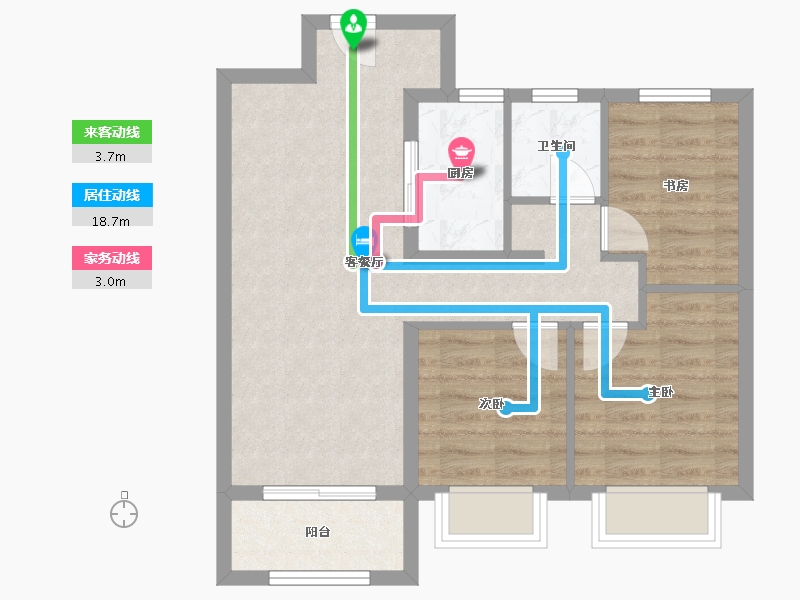 山东省-济南市-中建锦绣首府-79.00-户型库-动静线