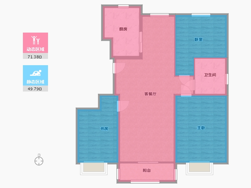 山东省-滨州市-锦绣苑-110.00-户型库-动静分区