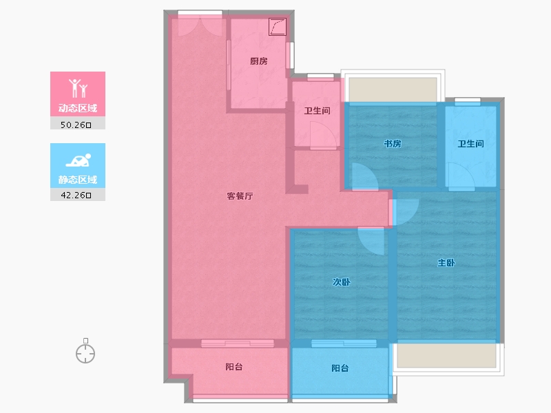 河南省-平顶山市-昌建上院-82.10-户型库-动静分区