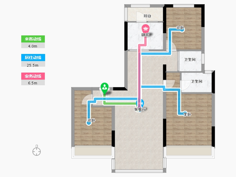 河南省-周口市-碧桂园-100.00-户型库-动静线