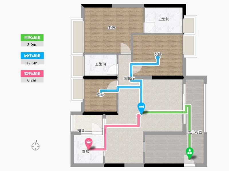 广东省-清远市-佛冈华府-92.97-户型库-动静线