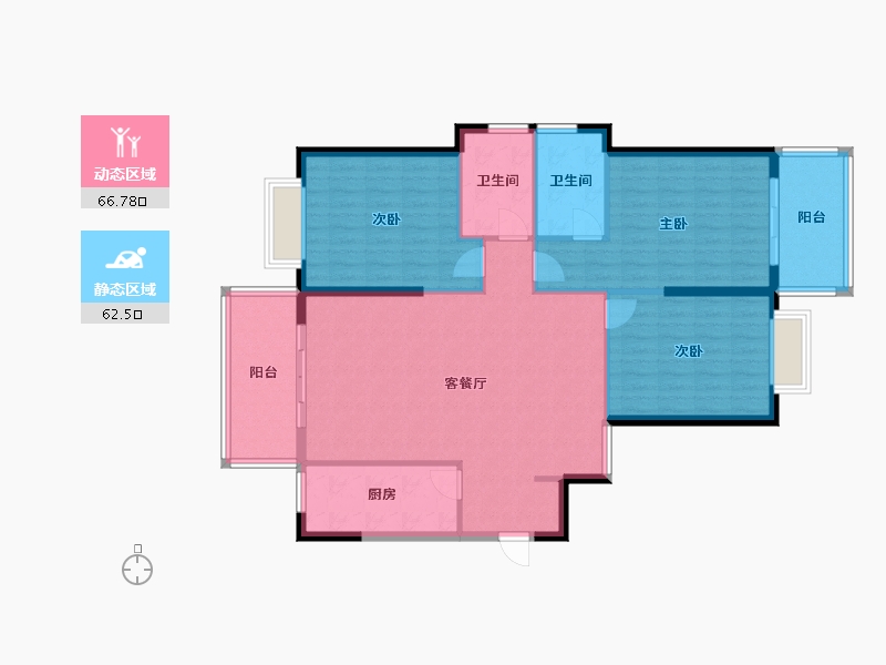 福建省-莆田市-龙渡小区-118.00-户型库-动静分区