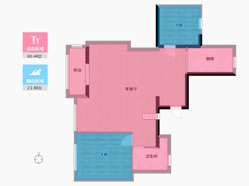 江苏省-苏州市-江南沄著-124.00-户型库-动静分区