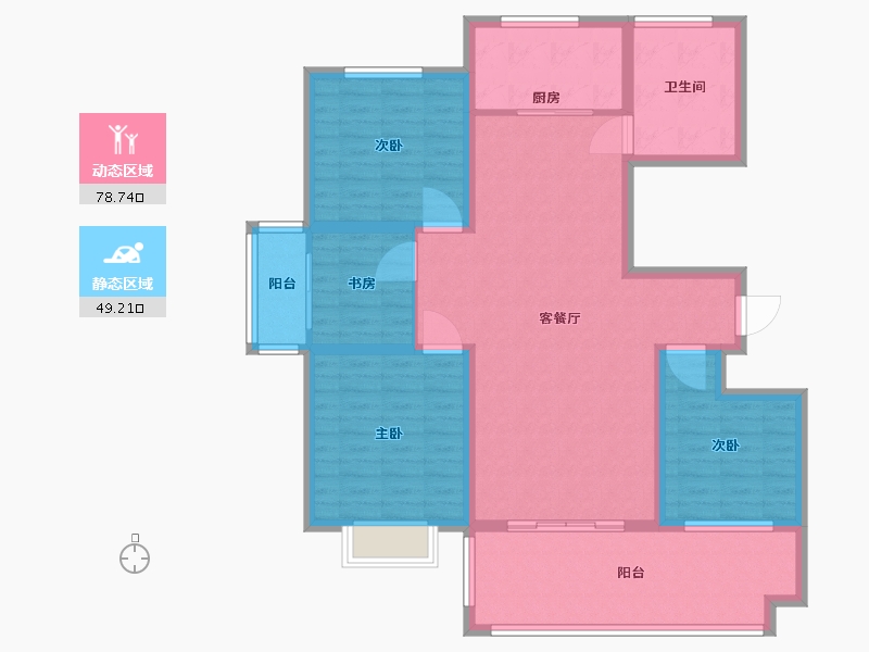 山东省-临沂市-育博苑东区-115.00-户型库-动静分区