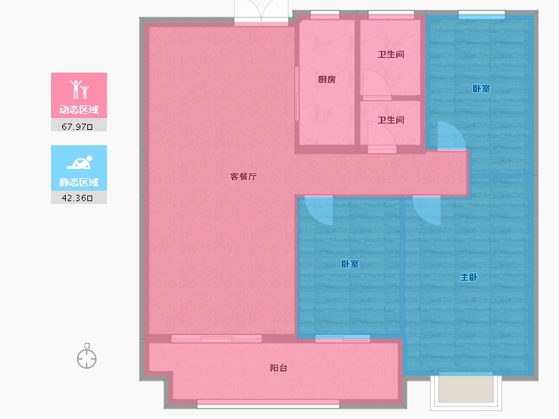 山东省-临沂市-天基-110.00-户型库-动静分区