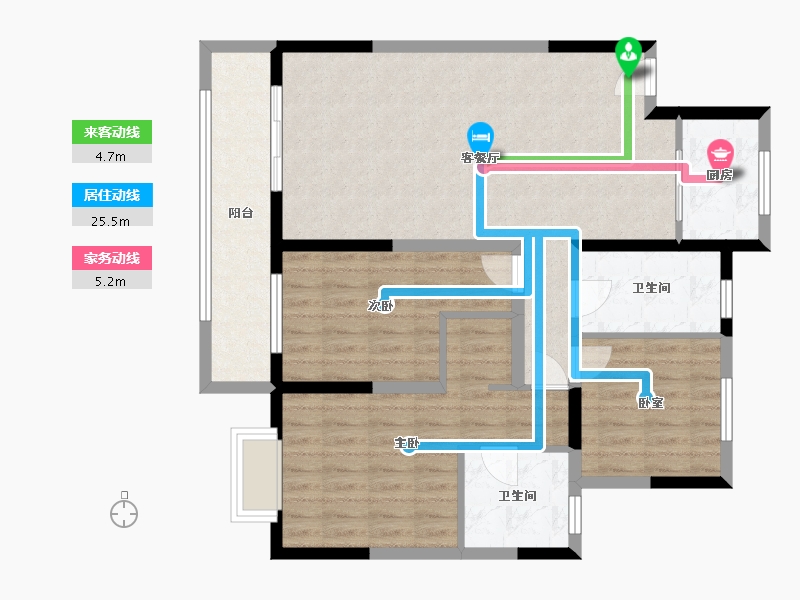 山东省-临沂市-开先国际-109.00-户型库-动静线