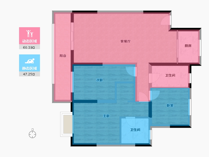 山东省-临沂市-开先国际-109.00-户型库-动静分区