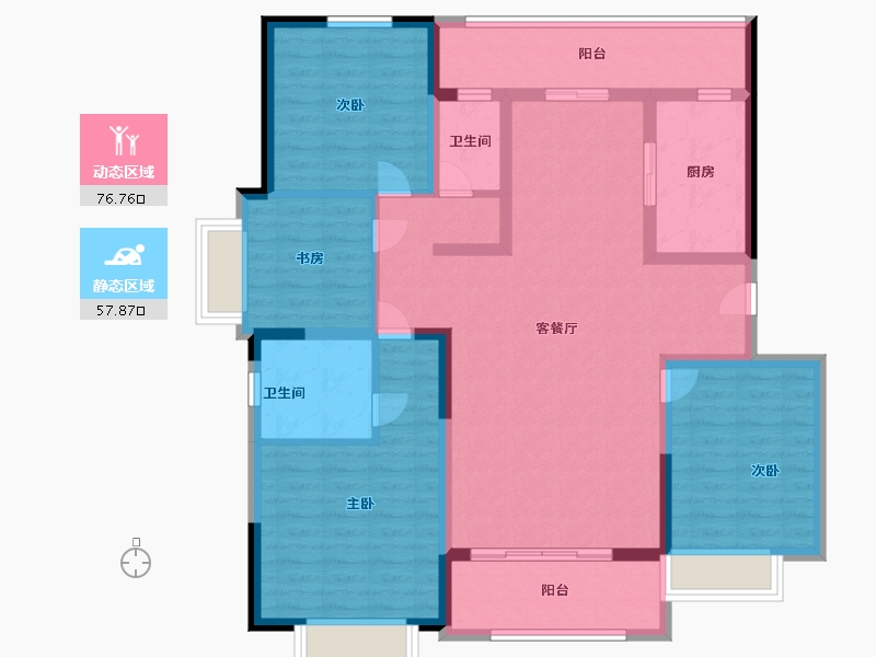 山东省-聊城市-裕昌御景苑-120.00-户型库-动静分区