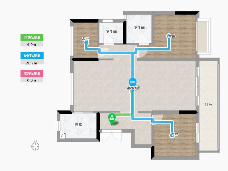 安徽省-宣城市-和顺江南府-99.00-户型库-动静线