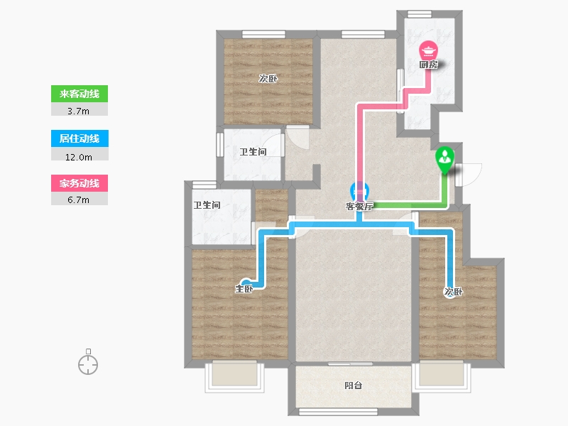 山东省-济南市-高铁熙水台-93.47-户型库-动静线