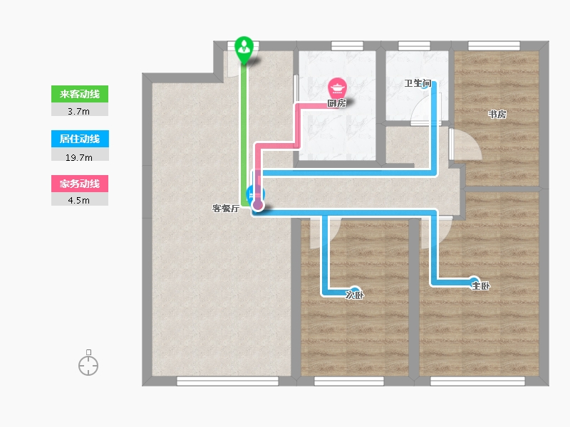 山东省-济南市-融创文旅城-85.00-户型库-动静线