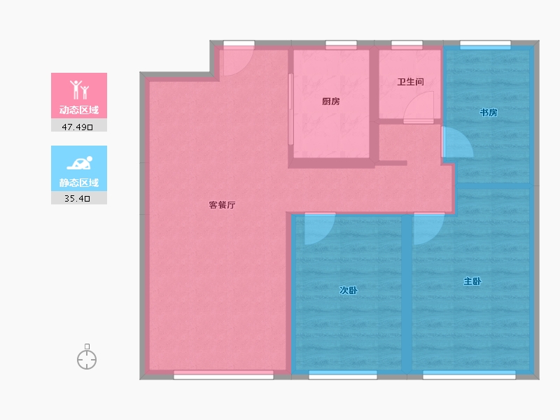 山东省-济南市-融创文旅城-85.00-户型库-动静分区