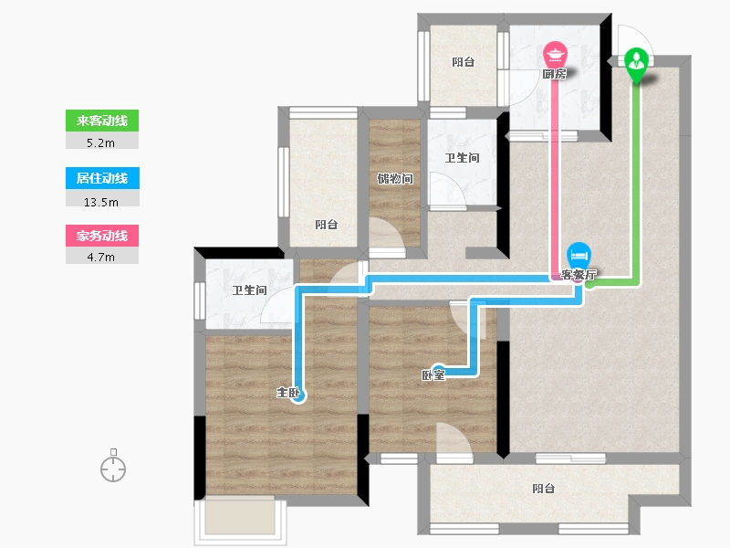 四川省-巴中市-印江洲-102.00-户型库-动静线