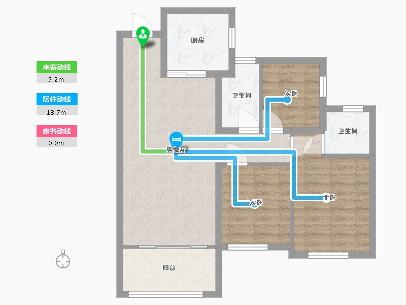 四川省-广安市-龙鑫美湖湾-68.00-户型库-动静线