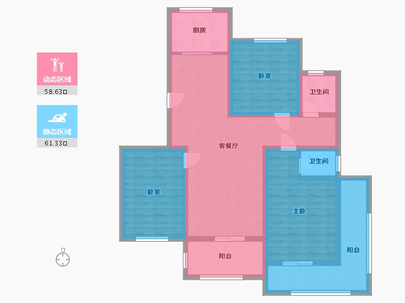 河南省-濮阳市-花半里2期-106.00-户型库-动静分区