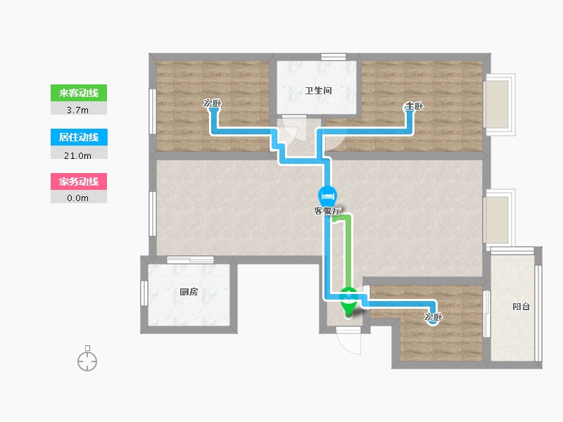 山东省-淄博市-紫御城-93.30-户型库-动静线