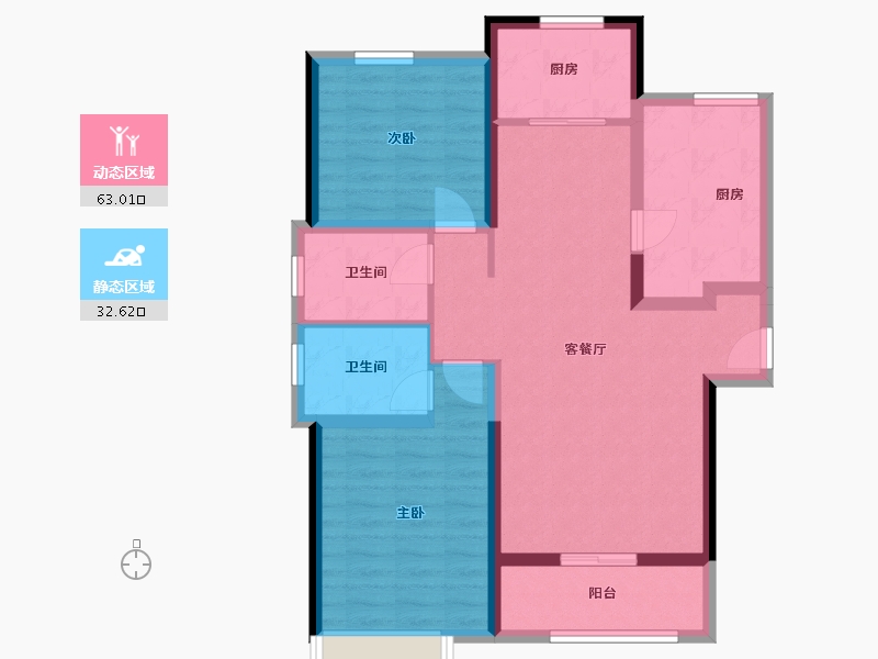 河北省-邢台市-君悦豪庭-93.00-户型库-动静分区