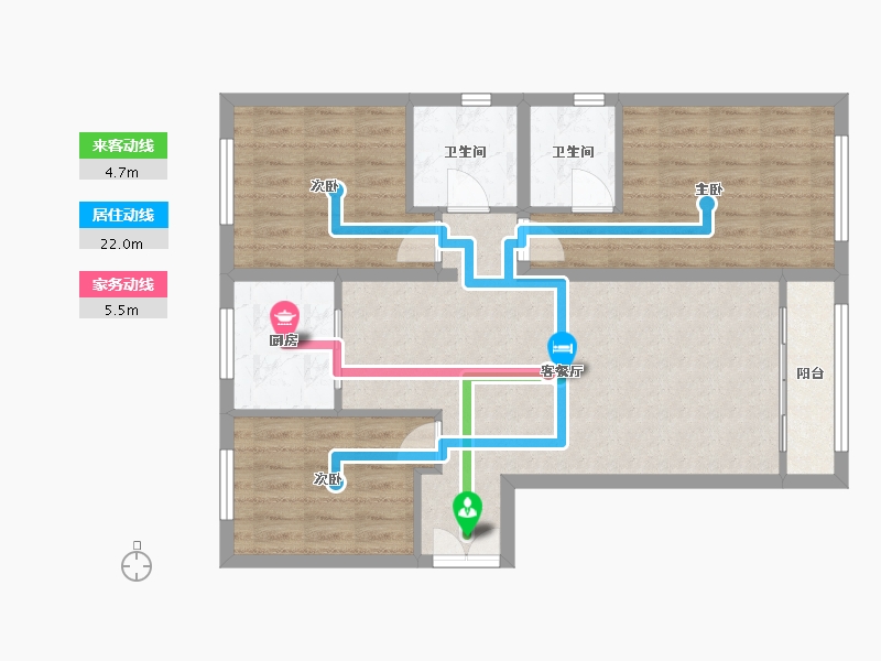 山西省-大同市-上华琚-101.00-户型库-动静线