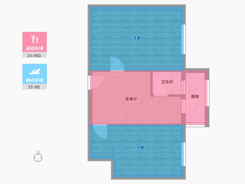 北京-北京市-大慧寺1号-42.00-户型库-动静分区