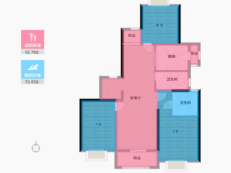 上海-上海市-中皇外滩锦源-103.00-户型库-动静分区