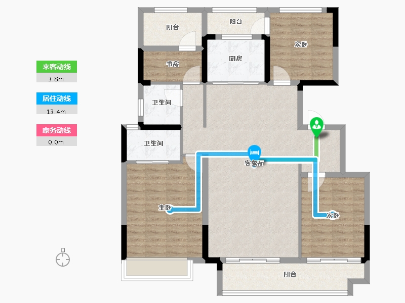 广东省-韶关市-中梁-114.50-户型库-动静线