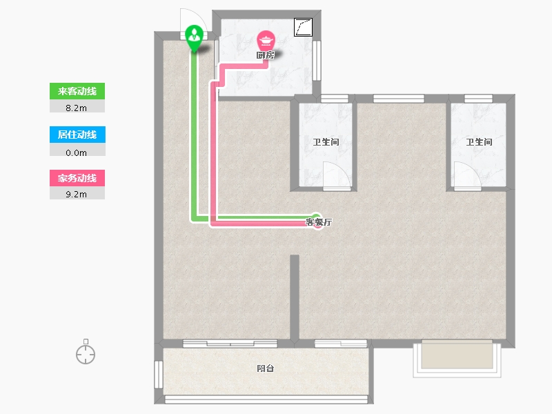 福建省-龙岩市-建发泱著-90.00-户型库-动静线