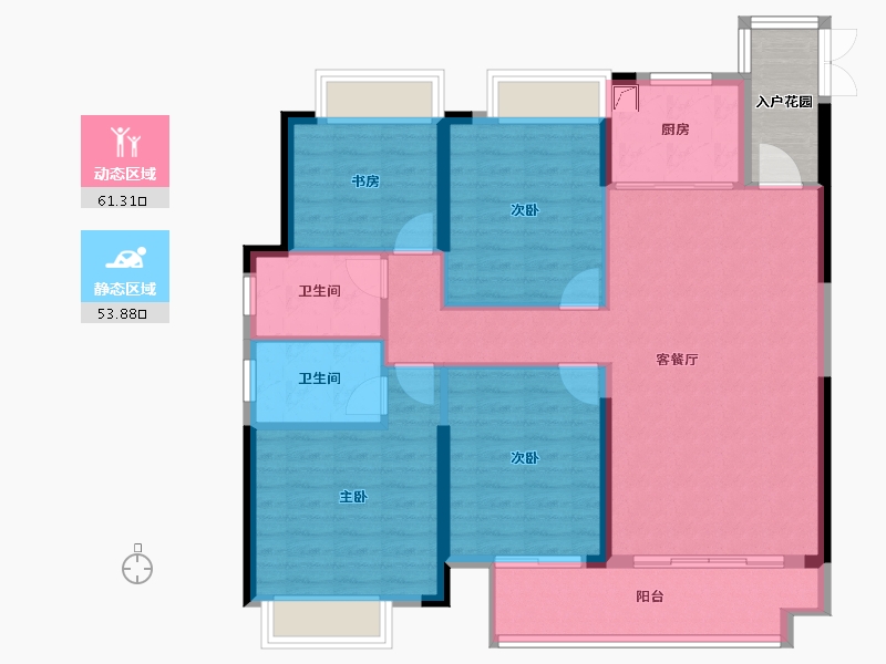 江西省-萍乡市-翰林悦府-109.00-户型库-动静分区