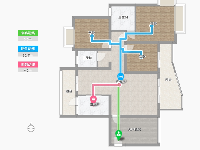 四川省-成都市-朗诗·观山樾-110.00-户型库-动静线