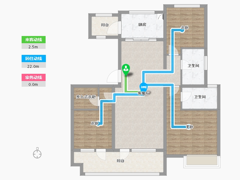 山东省-青岛市-花街小镇维拉-108.00-户型库-动静线