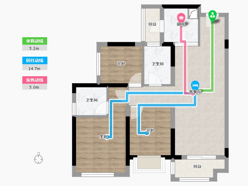 四川省-成都市-锦官印悦-77.00-户型库-动静线