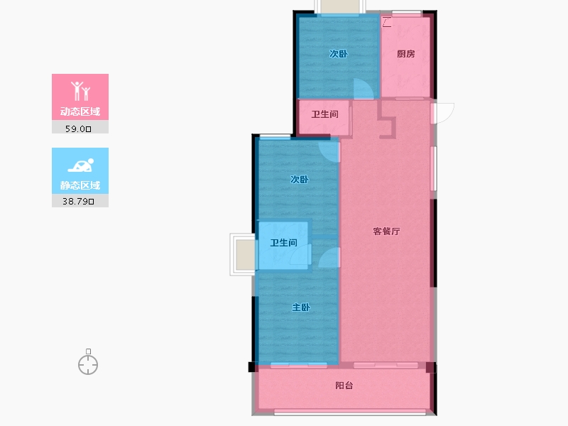 福建省-宁德市-天行梦龙苑-89.00-户型库-动静分区