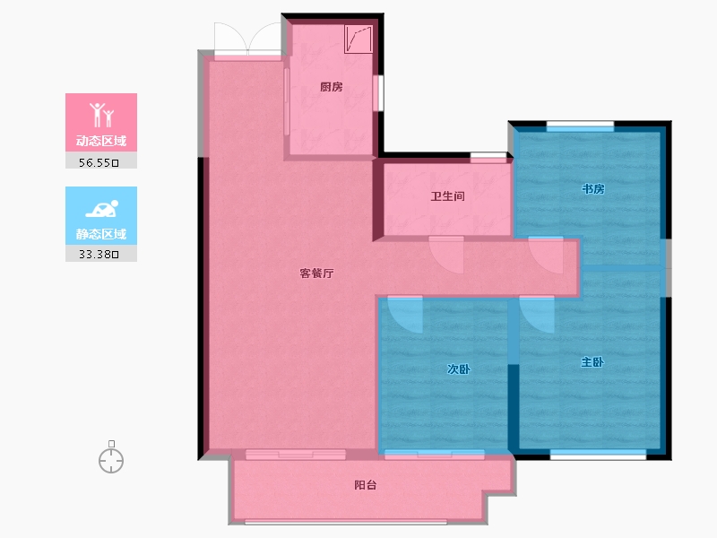 湖南省-长沙市-中交中央公园-85.00-户型库-动静分区