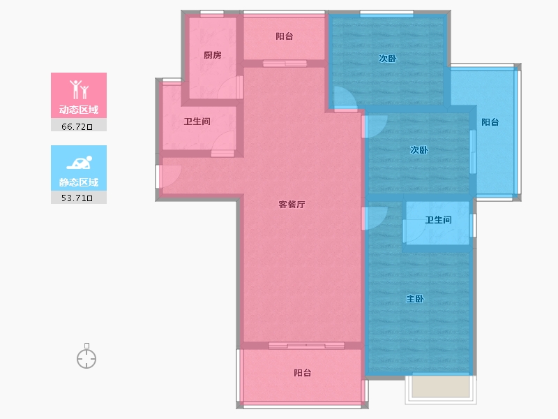 河南省-许昌市-锦绣东方-106.54-户型库-动静分区