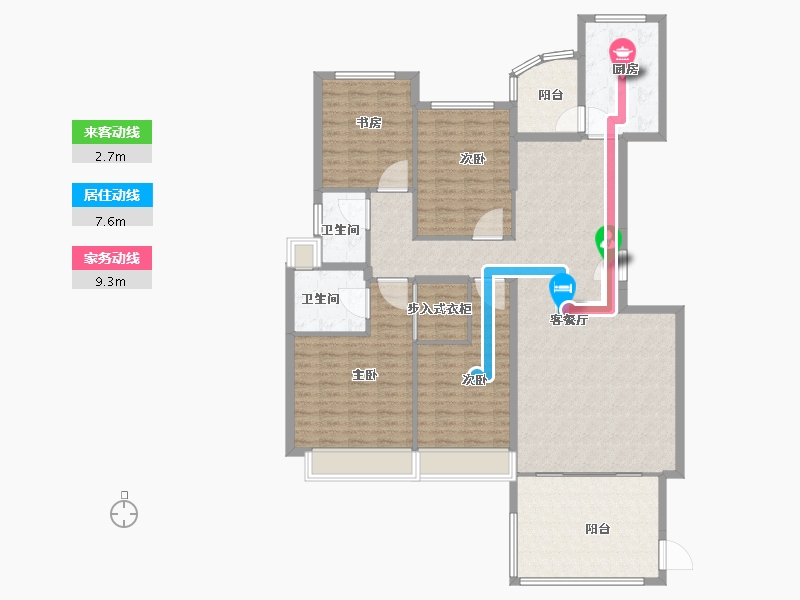 广东省-汕头市-天合名门-147.75-户型库-动静线