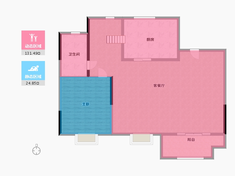 江苏省-无锡市-天宸悦府-145.00-户型库-动静分区