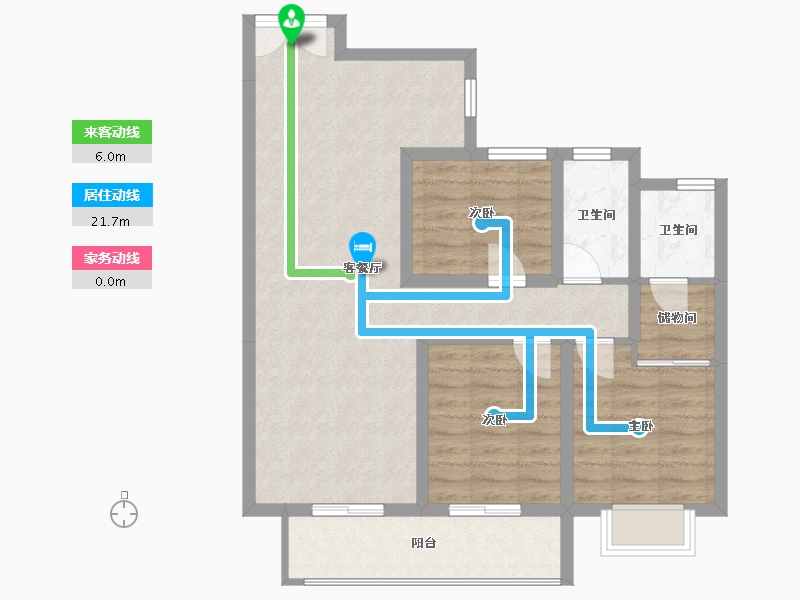 福建省-莆田市-联发君领天玺-85.00-户型库-动静线