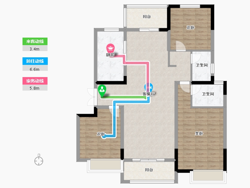 河南省-商丘市-建业联盟新城-114.00-户型库-动静线