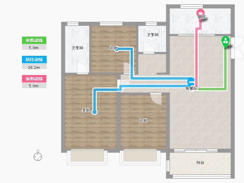 安徽省-合肥市-永和家园-100.00-户型库-动静线