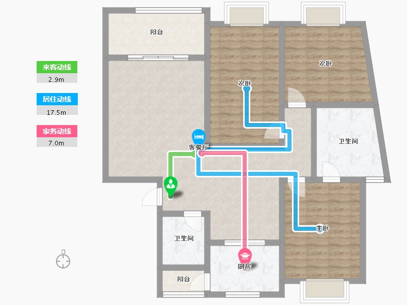 广西壮族自治区-桂林市-桂北新天地-183.00-户型库-动静线