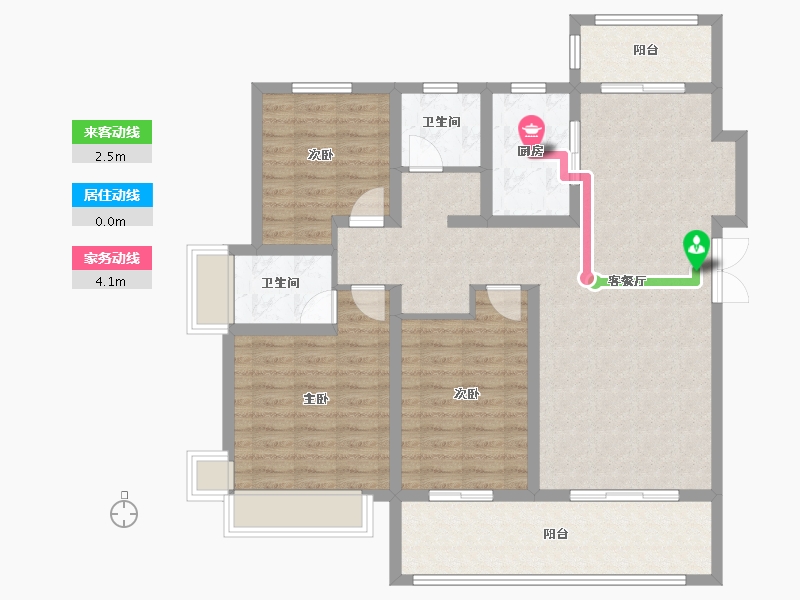 河南省-安阳市-鼎胜银河湾-110.00-户型库-动静线