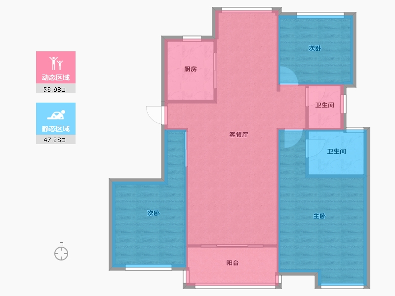 江西省-南昌市-幸福时光5期-81.00-户型库-动静分区