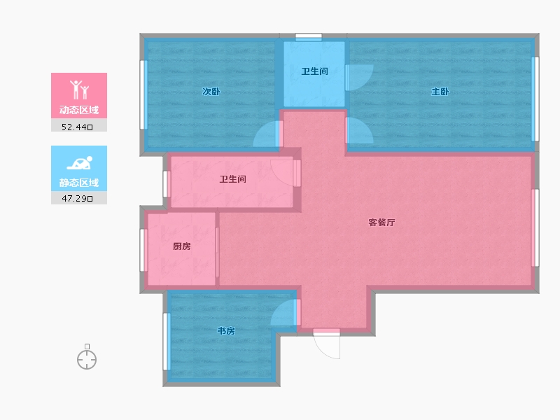 山西省-太原市-阳光揽胜-139.00-户型库-动静分区