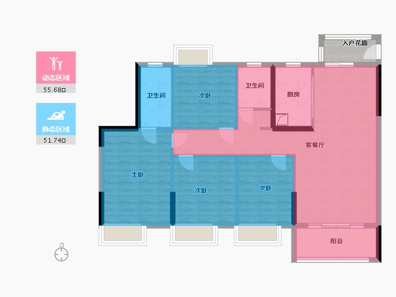 江西省-吉安市-太学府小区-100.00-户型库-动静分区