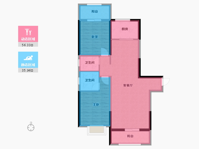 河北省-邯郸市-如意城-99.00-户型库-动静分区