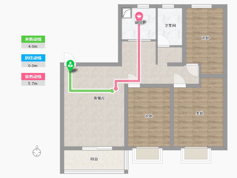 陕西省-咸阳市-望贤城启-98.00-户型库-动静线